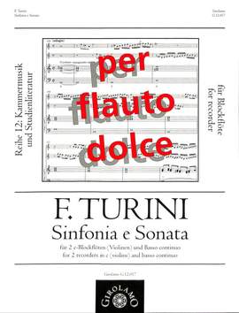 Turini, F: Sinfonia e Sonate