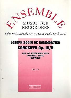 Boismortier, J B d: Concerto C-Dur op 15/5 (A-Dur)