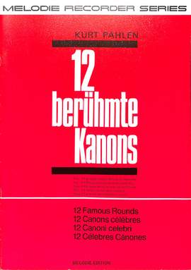 Pahlen, K: 12 berühmte Kanons