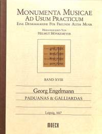 Engelmann, G: Paduanas + Galliardas