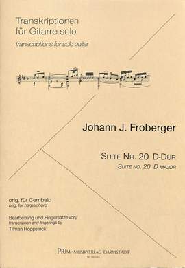 Froberger, J J: Suite 20 D-Dur