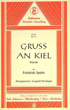 Spohr, F: Gruss an Kiel