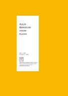 Aulin, T: Berceuse