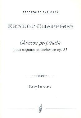 Chausson, E: Chanson perpetuelle op 37