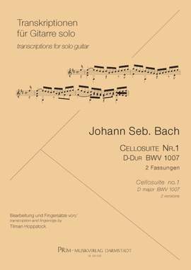 Bach, J S: Suite 1 D-Dur (G-Dur) BWV 1007