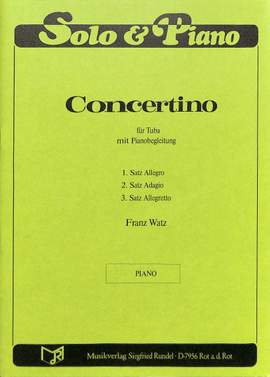 Watz, F: Concertino