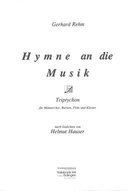 Rehm, G: Hymne an die Musik op 68