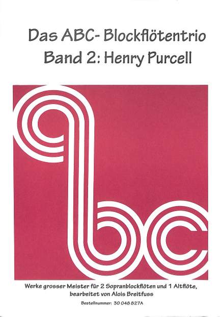 Purcell, H: Das ABC Blockflötentrio 2