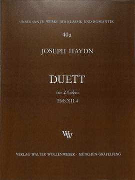 Haydn, J: Duett C-Dur Hob 12/4