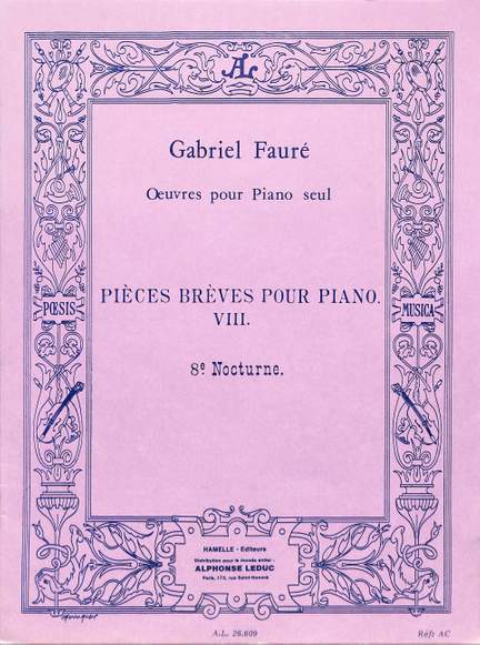 Fauré, G: Nocturne 8