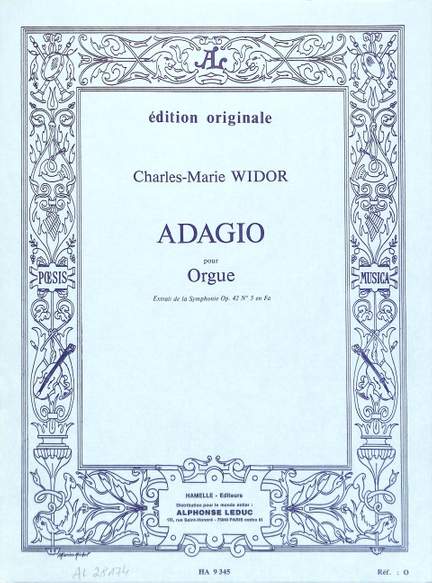 Widor, C: Adagio