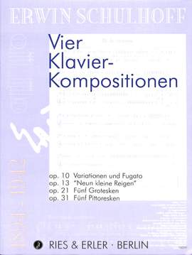Schulhoff, E: 4 Klavierkompositionen