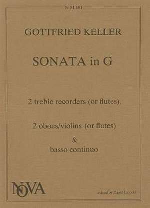 Keller, G: Sonate in G