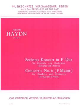 Haydn, J: Konzert 6 F-Dur