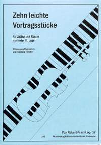 Pracht, R: 10 leichte Vortragsstücke op 17 nur in der 3 Lage