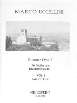 Uccellini, M: Sonaten op 5/1-4