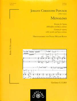 Pepusch, J C: Menaloas Kantate