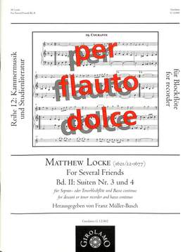 Locke, M: For several friends 2 Suite 3 + 4