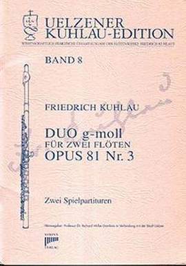 Kuhlau, F: Duo g-moll op 81/3 8