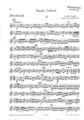 Mozart, L: Kindersinfonie