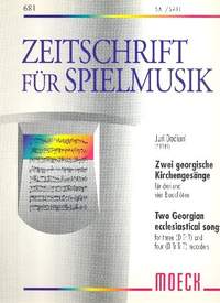 Dadiani, J: 2 georgische Kirchengesänge