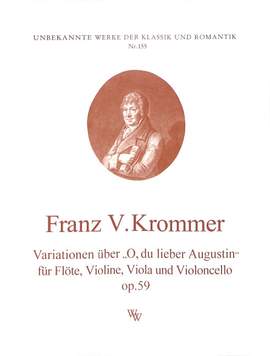 Krommer, F: Variationen über O du lieber Augustin op 59