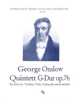 Onslow, G: Quintett G-Dur op 76