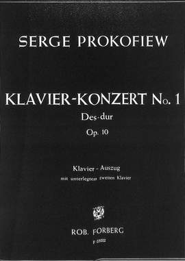 Prokofiev, S: Konzert 1 Des-Dur op 10