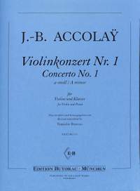 Accolay, J B: Konzert 1 a-moll