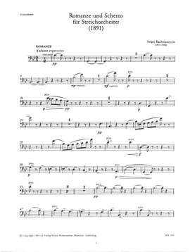Rachmaninoff, S W: Romanze + Scherzo
