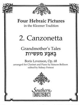 Weinberg, J: Canzonetta 2 aus 4 Hebraic pictures