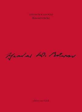 Adorno, T W: Klavierstücke