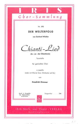 Winkler, G: Chianti Lied
