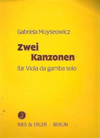 Moyseowicz, G: 2 Kanzonen