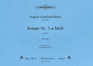Ritter, A G: Sonate 3 a-moll op 23 A minor Op. 23