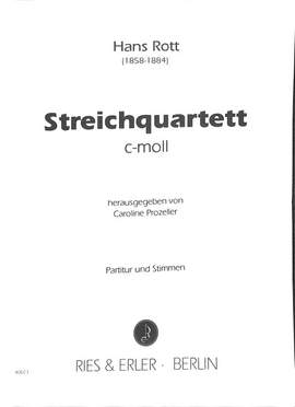 Rott, H: Quartett c-moll