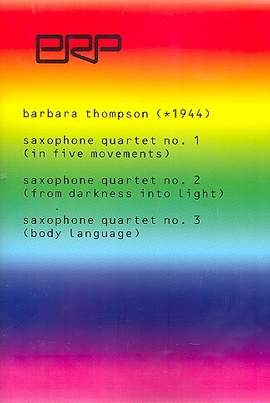 Thompson, B: Saxophone Quartet 1 2 3