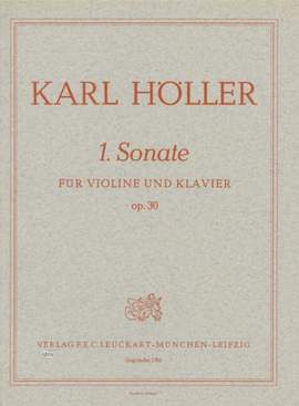 Hoeller, K: Sonate Nr.1 Op. 30