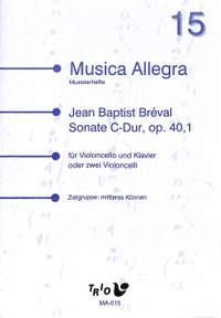 Bréval, J B: Sonate C-Dur op 40/1 15