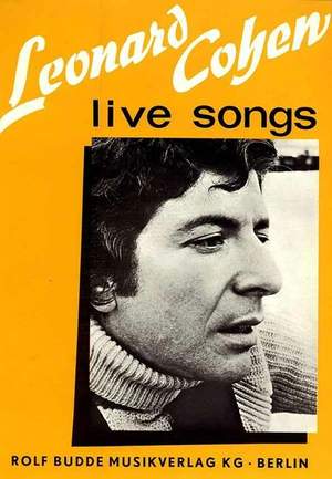 Cohen, L: Live Songs