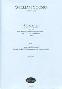 Young, W: Sonate a 3 4 e 5 Bd 1