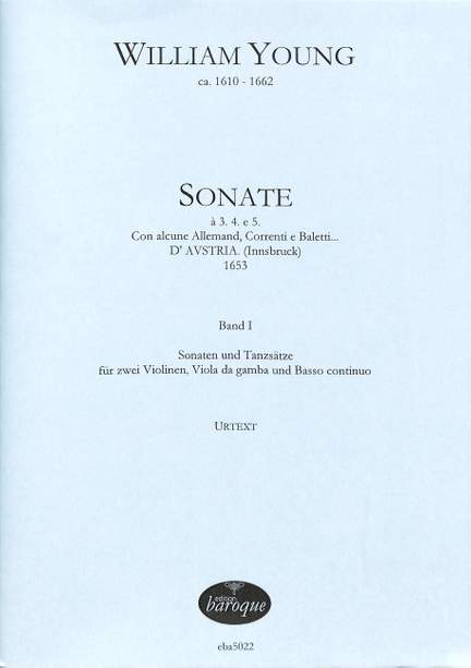 Young, W: Sonate a 3 4 e 5 Bd 1