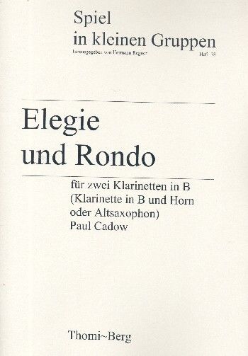 Cadow, P: Elegie + Rondo