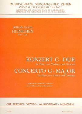 Heinichen, J D: Konzert G-Dur