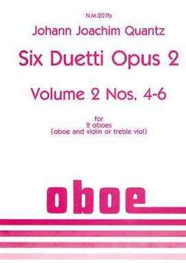 Quantz, J J: 6 Duetti op 2 Bd 2 (Nr 4-6)