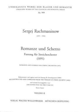 Rachmaninoff, S W: Romanze + Scherzo