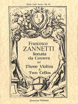 Zannetti, F: Sonata da camera op 2
