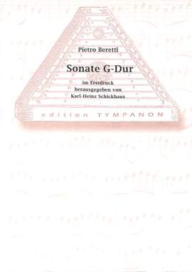 Beretti, P: Sonate G-Dur