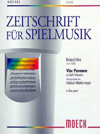 Mico, R: 4 Pavanen zu 5 Stimmen