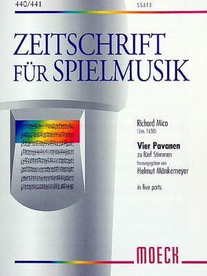 Mico, R: 4 Pavanen zu 5 Stimmen